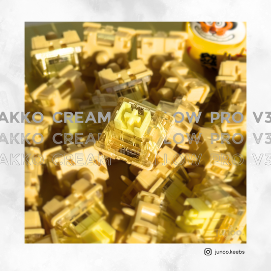 Akko V3 Pro Cream Yellow